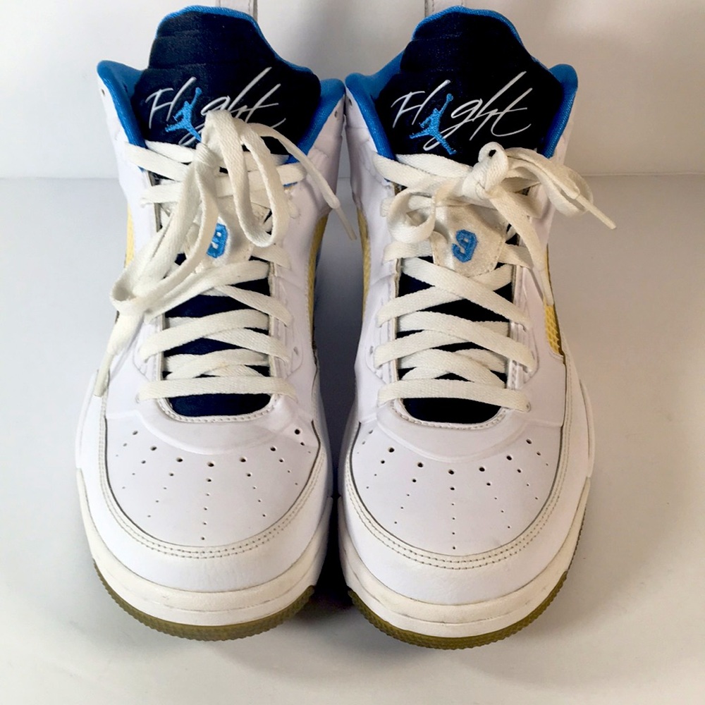 Jordan Flight 9 Premium White Legend Blue Men’s SZ 11